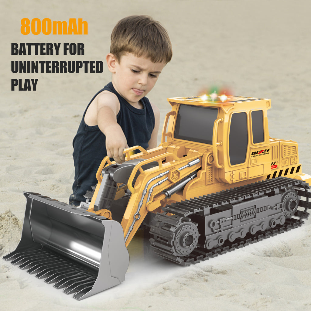 2025 Remote-controlled Engineering Vehicle Toy Bulldozer Excavator Kids Gifts