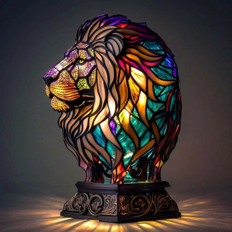 3D Colored Animal Light Vintage Table Lamp