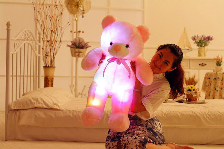 Creative Light Up LED Teddy Bear Stuffed Animals Plush