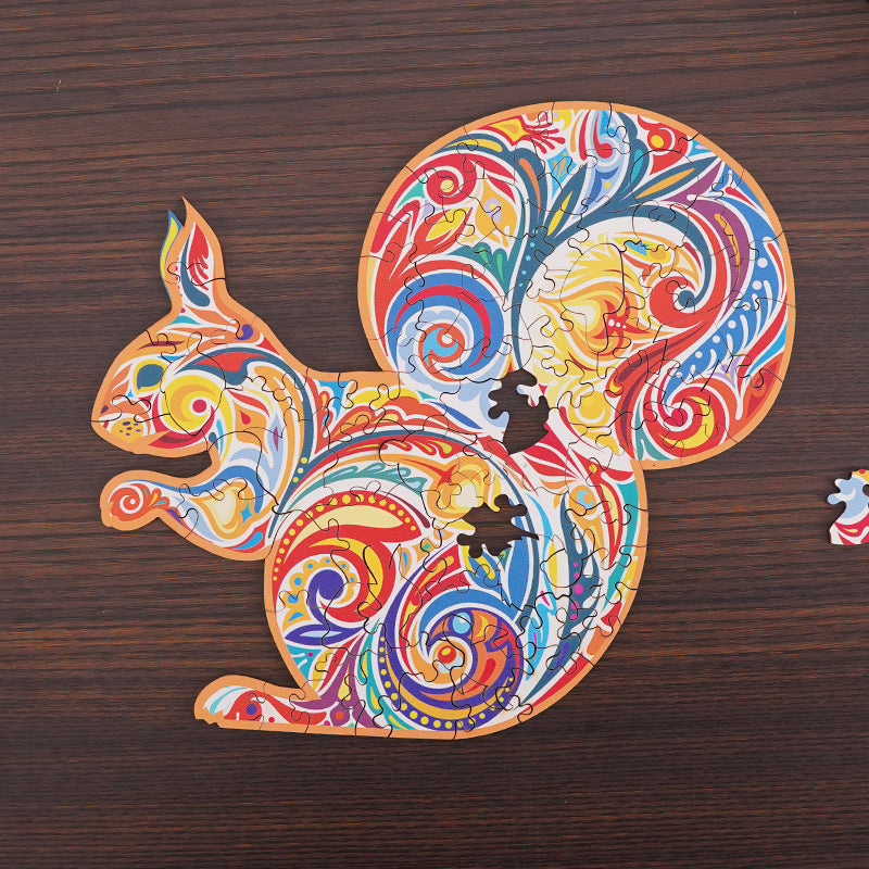 DIY Wooden Puzzles Animal Wooden Puzzles