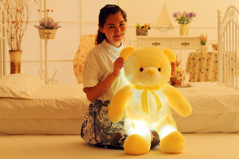 Creative Light Up LED Teddy Bear Stuffed Animals Plush