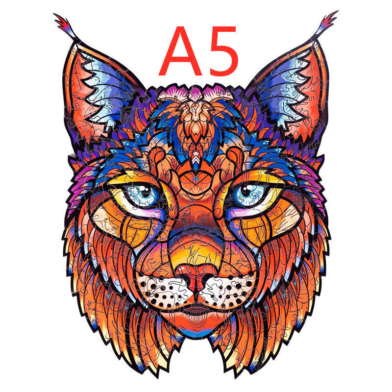 DIY Wooden Puzzles Animal Wooden Puzzles