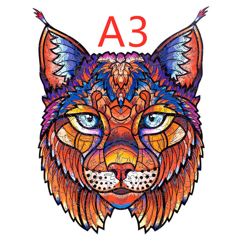 DIY Wooden Puzzles Animal Wooden Puzzles