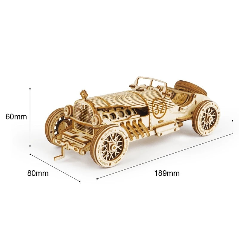 3D Wooden Puzzle  Racing Toys