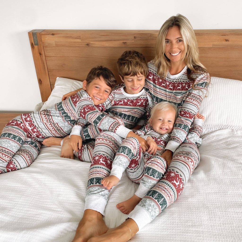 2025 Family Christmas Matching Pajamas Set Xmas Adult Kids Mother And Daughter Father Son Sleepwear Baby Family Look Outfits