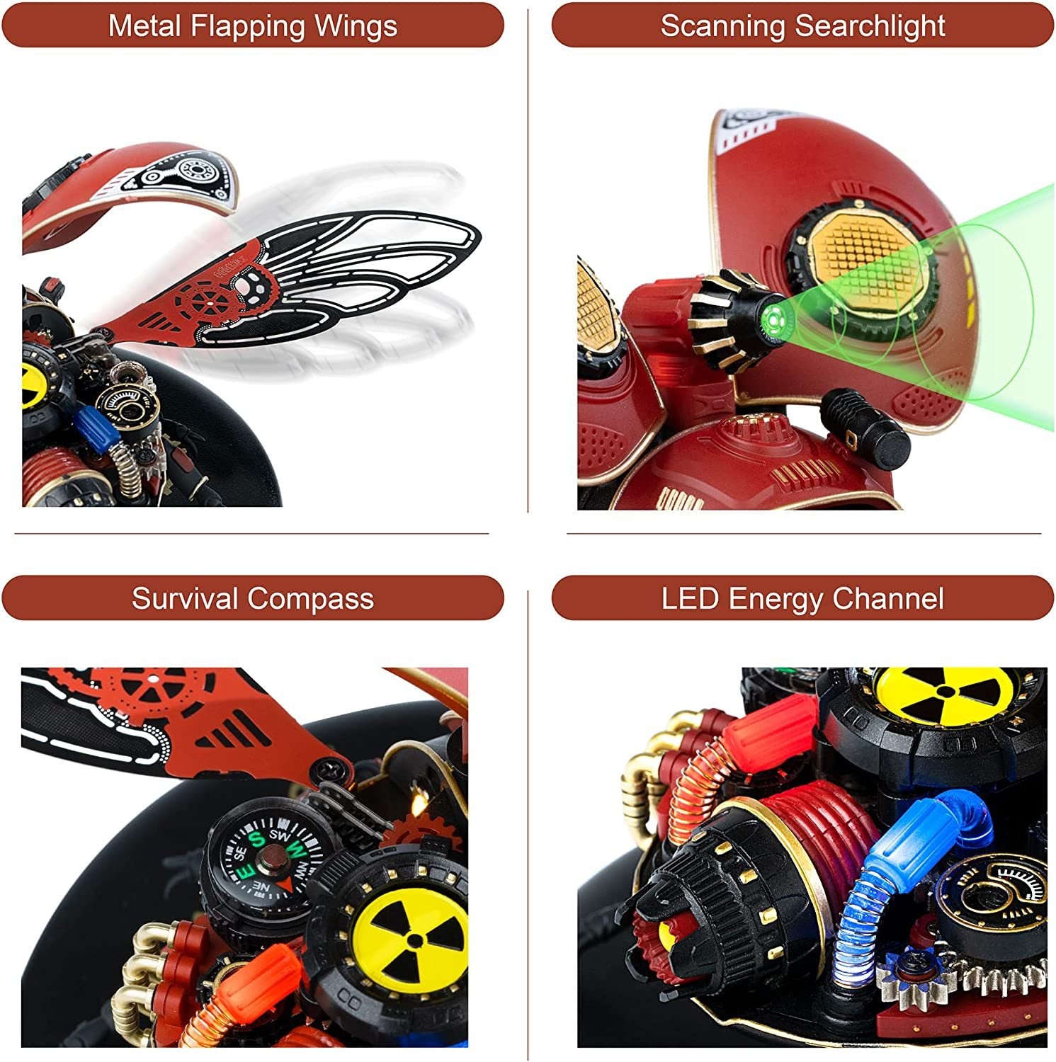Rokr Scout Beetle Metal 3D Puzzles Games