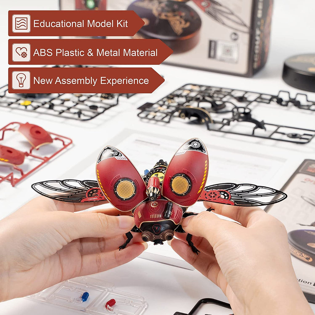 Rokr Scout Beetle Metal 3D Puzzles Games