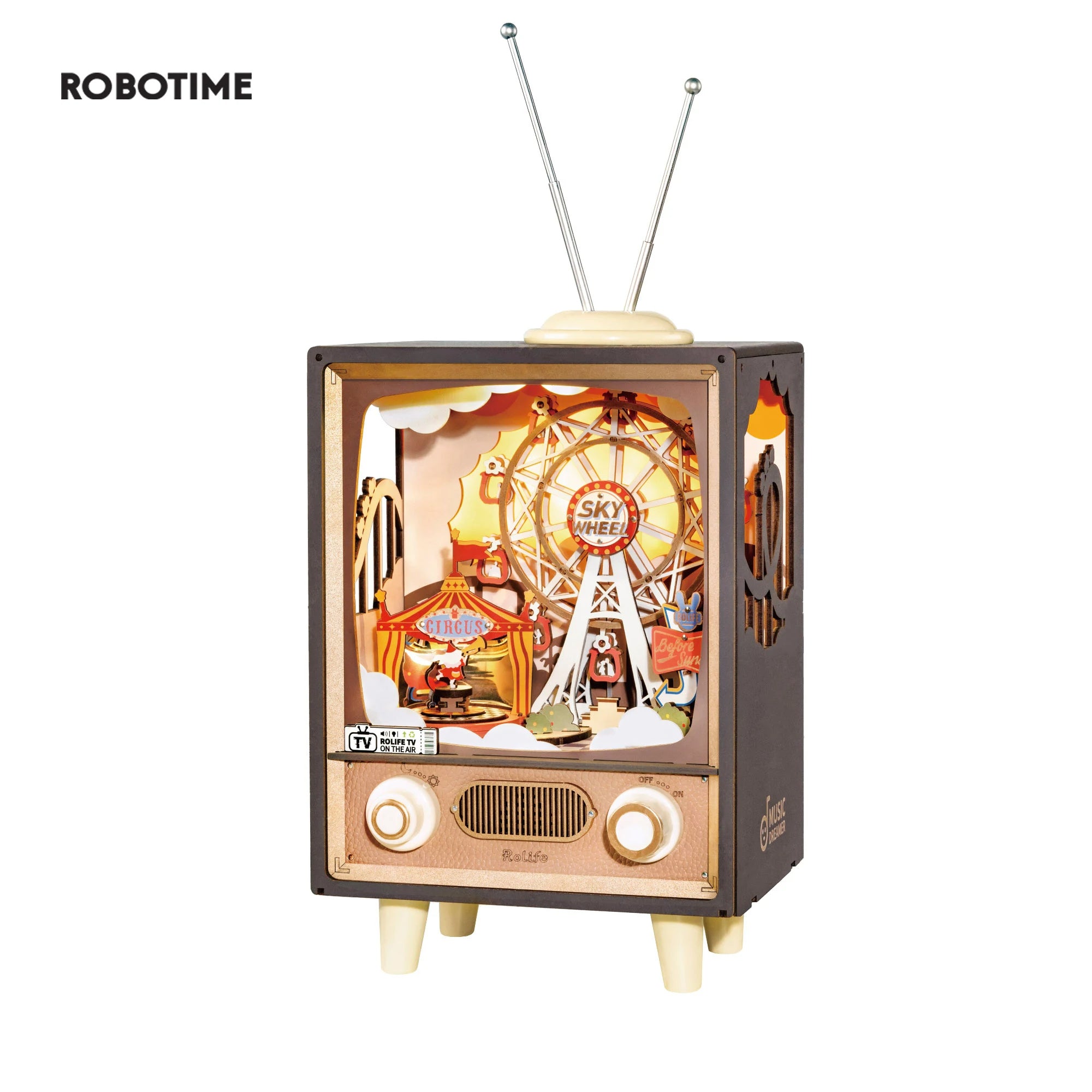 Rolife Sunset Carnival Music Boxes