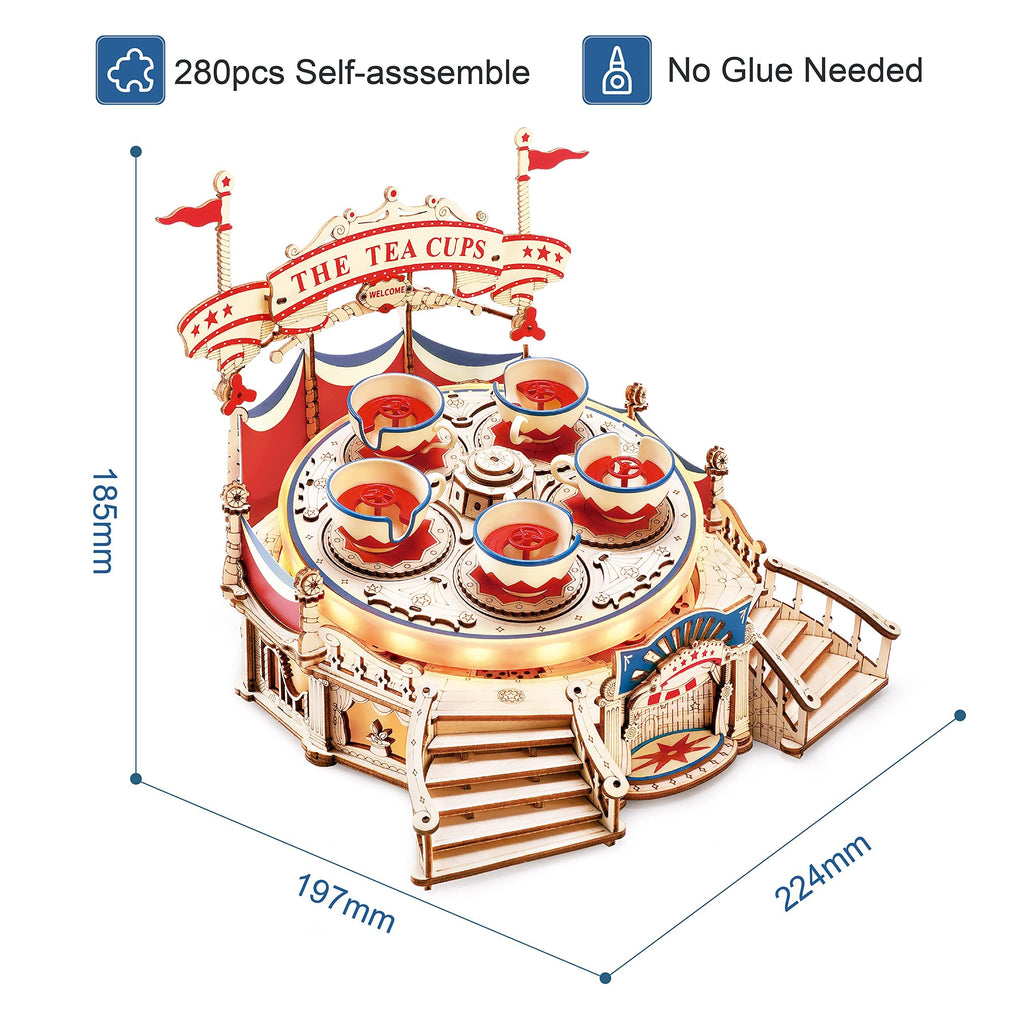 RokrTilt-A-Whirl DIY Music Box Amusement Park