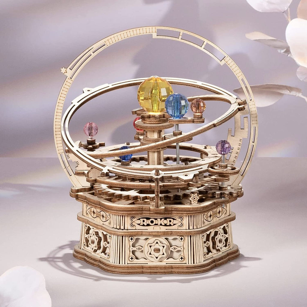 Rotating Starry Night Mechanical Wooden Puzzle