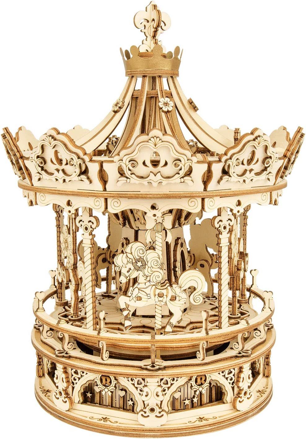 Rokr 3D Wooden Puzzles Construction Model Kit