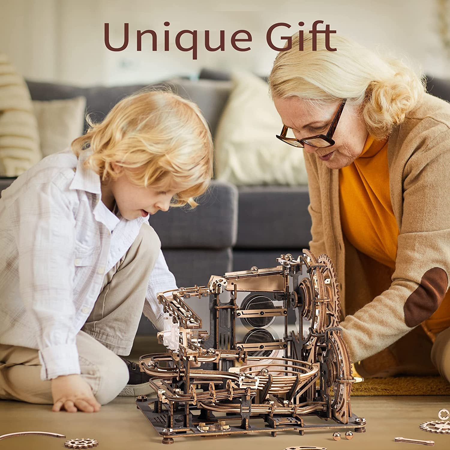 Marble Night City 3D Wooden Puzzle Games