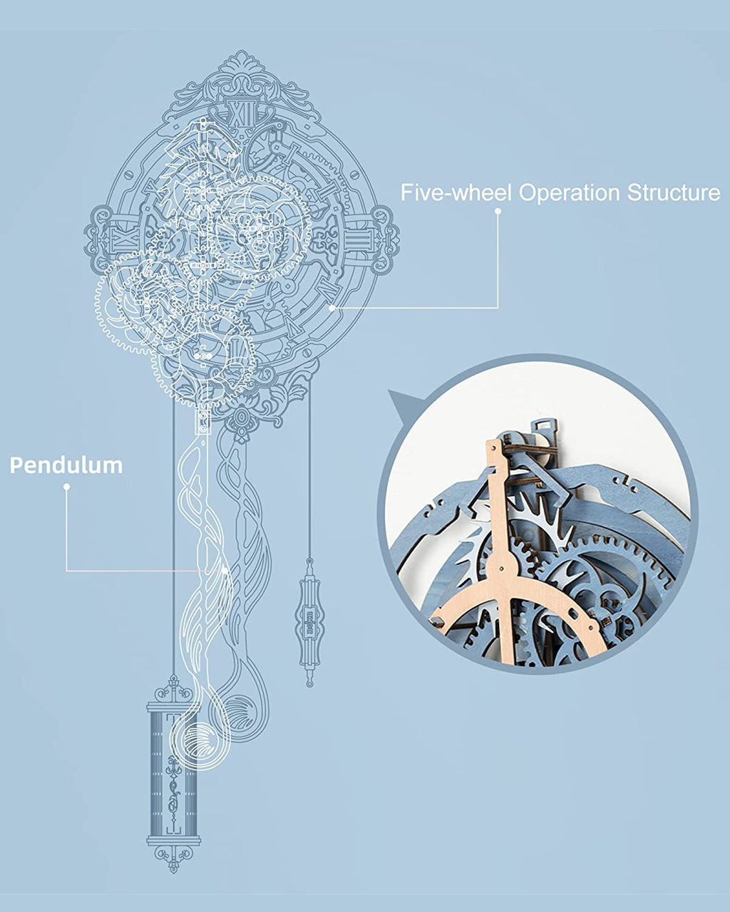 Wooden Puzzle Time Art