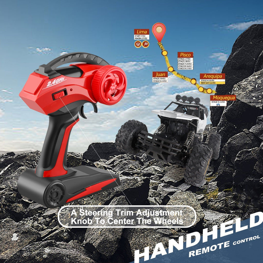 Big Wheel RC Monster Truck - XL Size, 4WD, Fun Kids Electric Toy