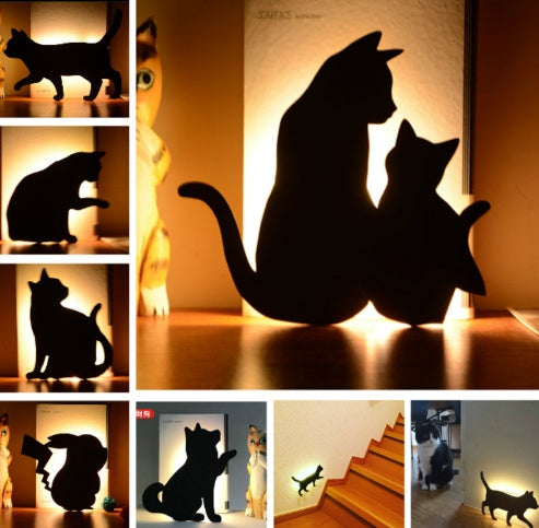 LED Animal  Night Light Sensor Wall Lamps