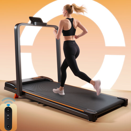 Folding Treadmill With Handrail