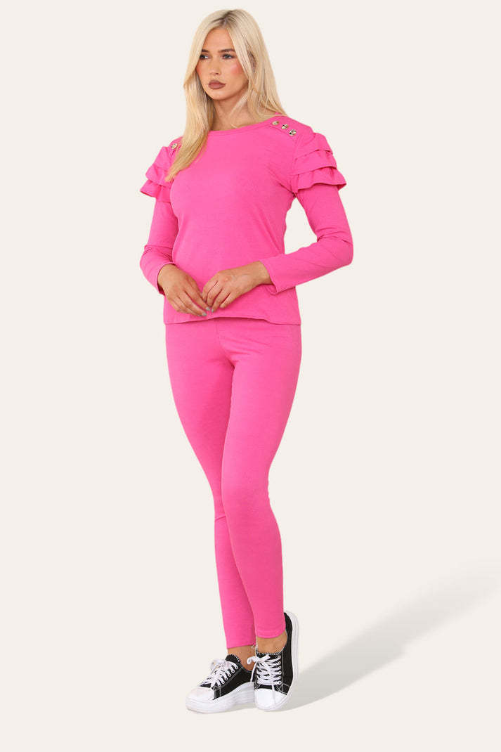 Frilled Sleeves Wear Suit