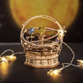 Rotating Starry Night Mechanical Wooden Puzzle