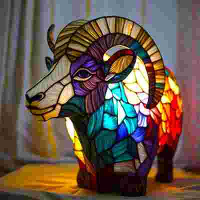 3D Colored Animal Light Vintage Table Lamp