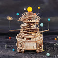 Rotatable Mechanical Orrery 3D Wooden Puzzle