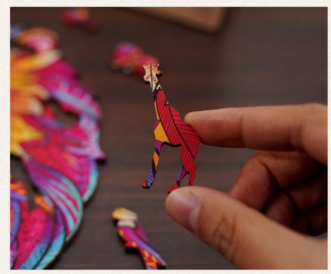 DIY Wooden Puzzles Animal Wooden Puzzles