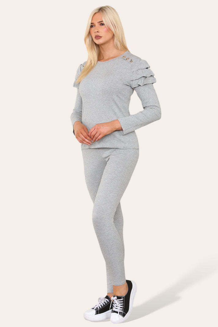 Frilled Sleeves Wear Suit