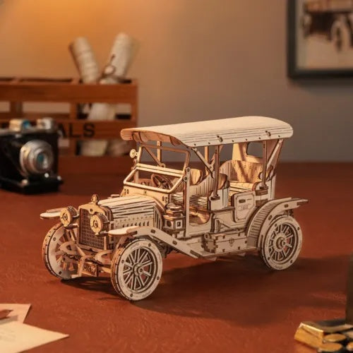 Wooden Puzzle DIY Model Vintage Car