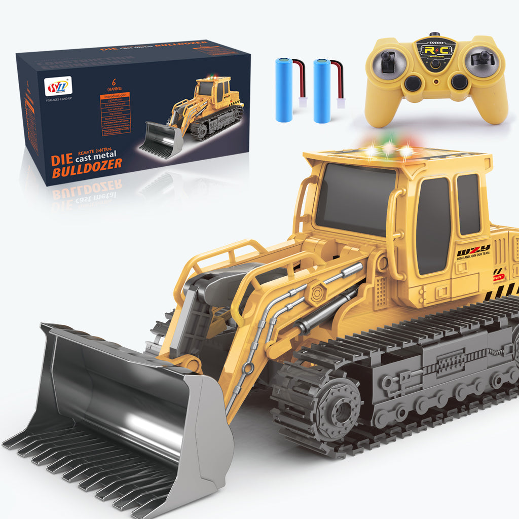 2025 Remote-controlled Engineering Vehicle Toy Bulldozer Excavator Kids Gifts