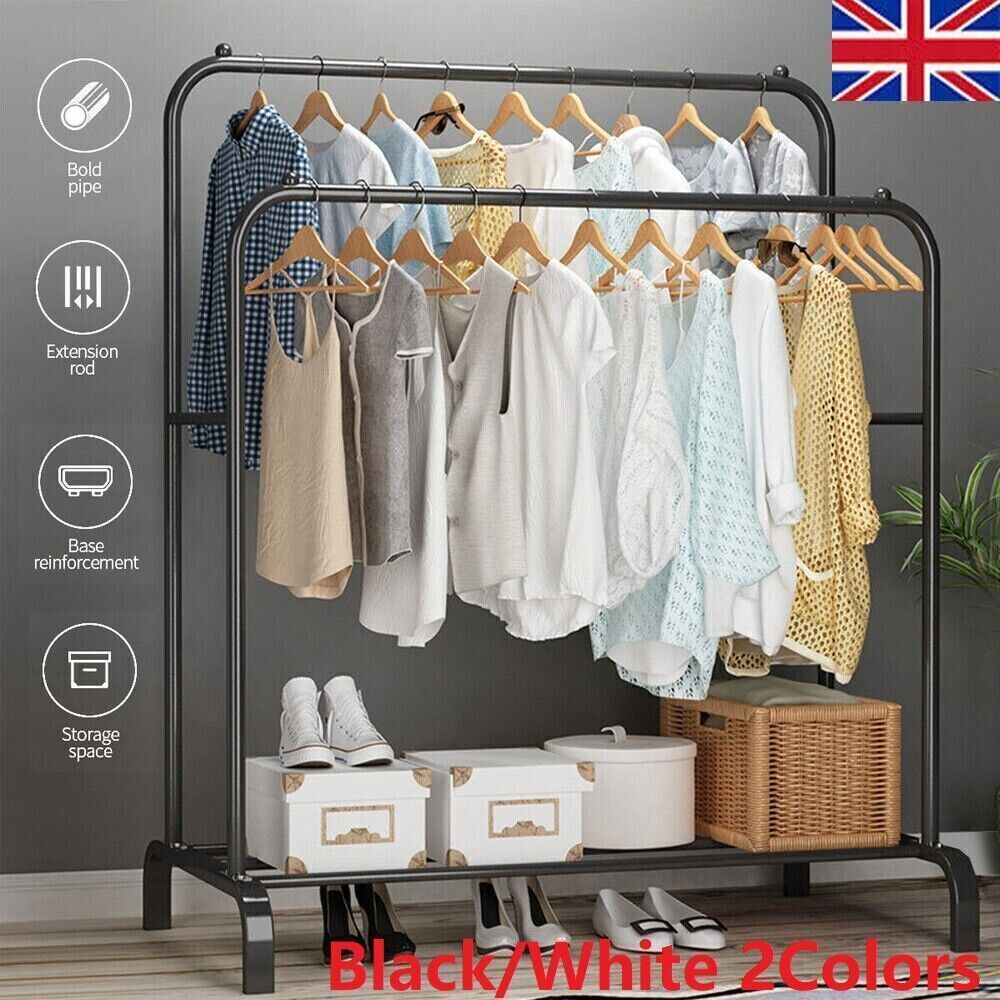 Heavy Duty Double Clothes Rail