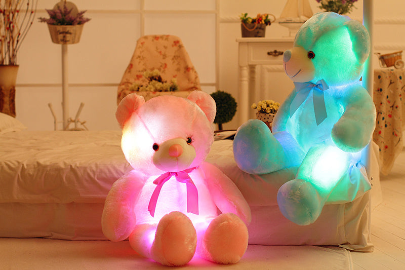 Creative Light Up LED Teddy Bear Stuffed Animals Plush
