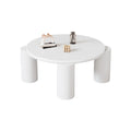 White Round Coffee Table