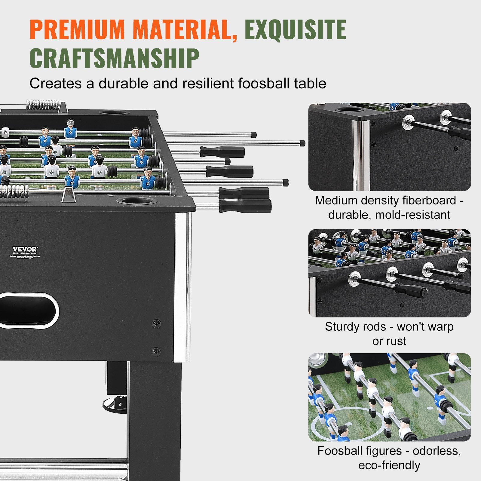 55 Inch Standard Size Foosball Table