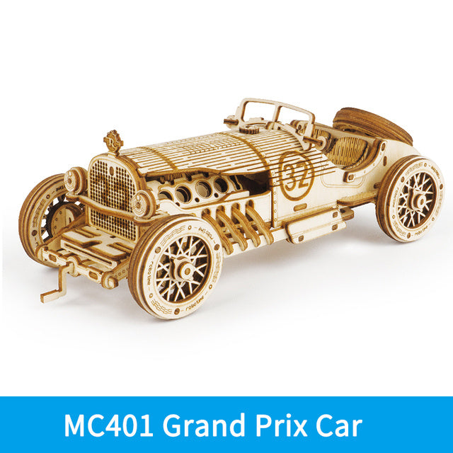 3D Wooden Puzzle  Racing Toys
