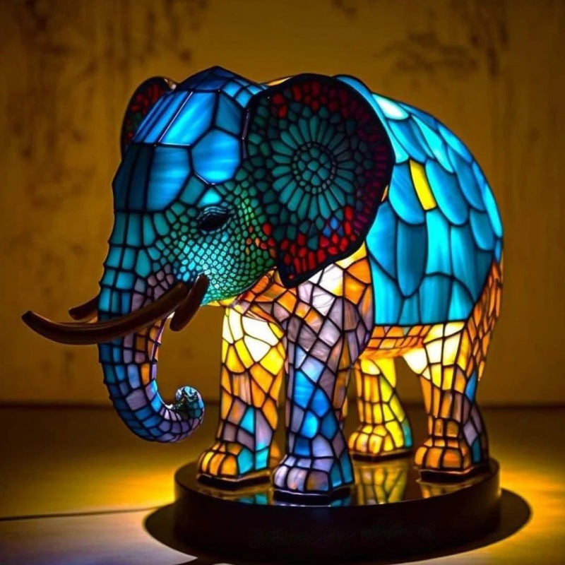 3D Colored Animal Light Vintage Table Lamp