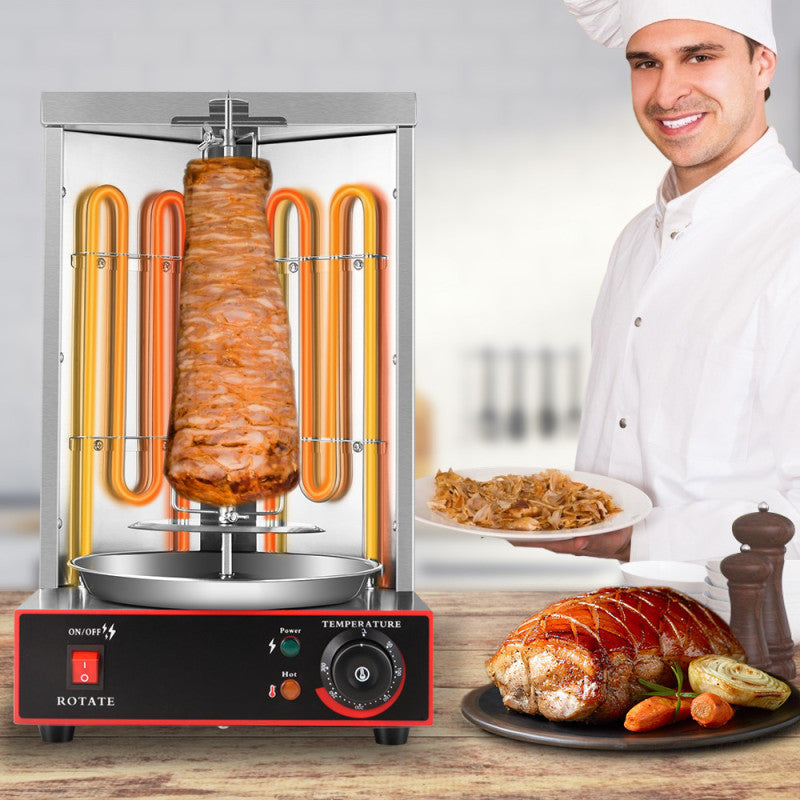Commercial Electric Rotisserie BBQ Grill - Rotating Kebab Machine