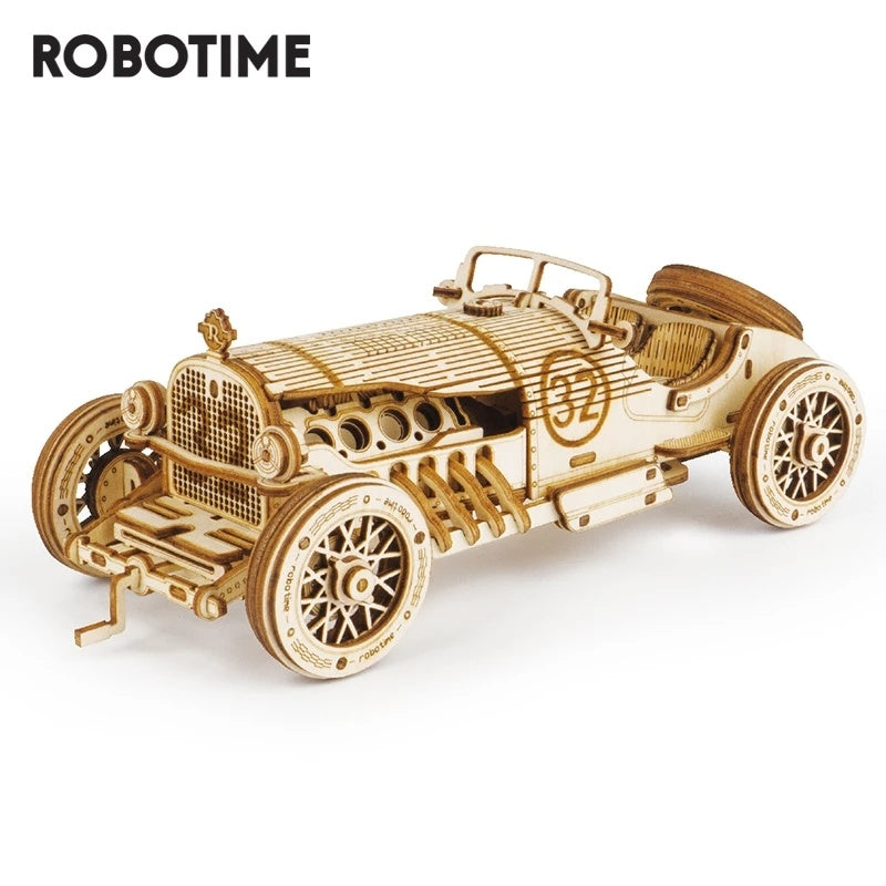 3D Wooden Puzzle  Racing Toys