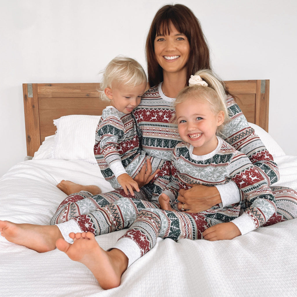 2025 Family Christmas Matching Pajamas Set Xmas Adult Kids Mother And Daughter Father Son Sleepwear Baby Family Look Outfits