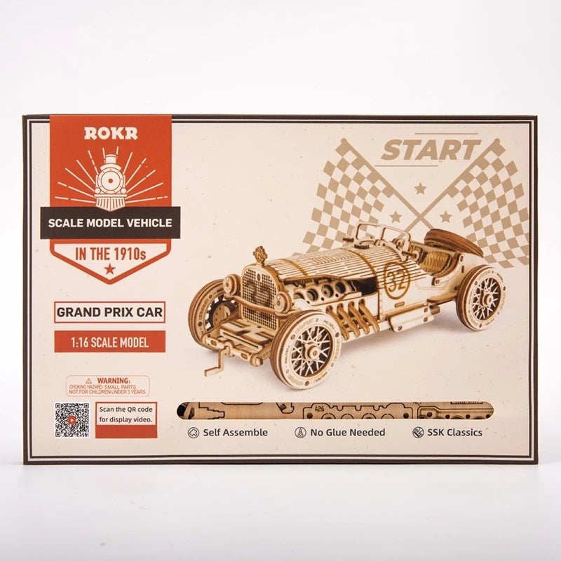 3D Wooden Puzzle  Racing Toys
