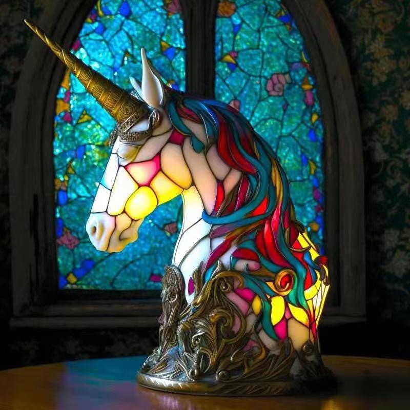 3D Colored Animal Light Vintage Table Lamp