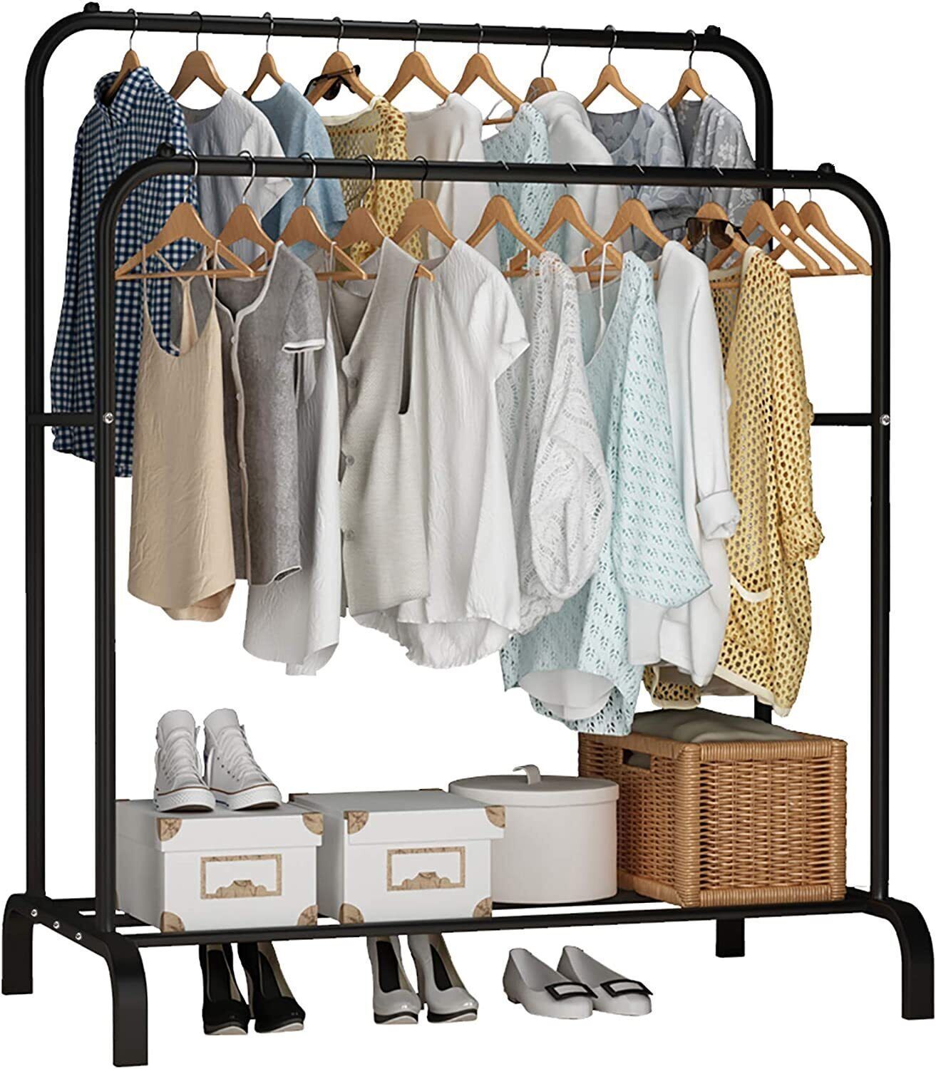 Heavy Duty Double Clothes Rail