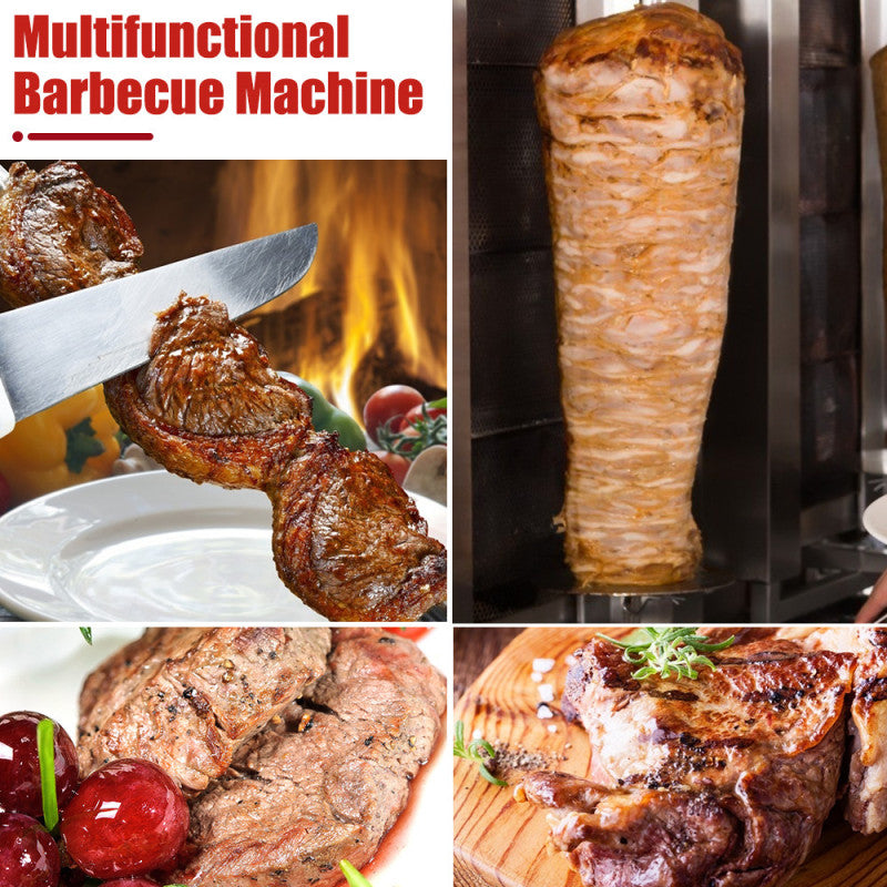 Commercial Electric Rotisserie BBQ Grill - Rotating Kebab Machine