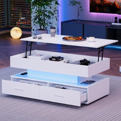 Hydraulic Lift Top Coffee Table