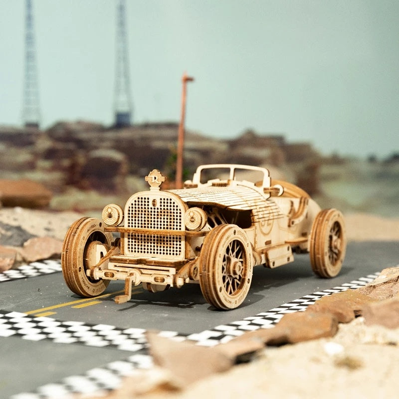 3D Wooden Puzzle  Racing Toys