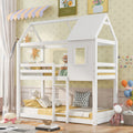 Children's Bunk Cabin Bed - Adventure Playhouse with Storage