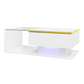 High-Gloss White Coffee table.