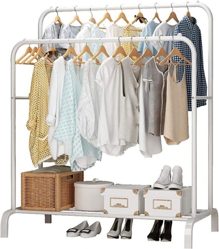 Heavy Duty Double Clothes Rail
